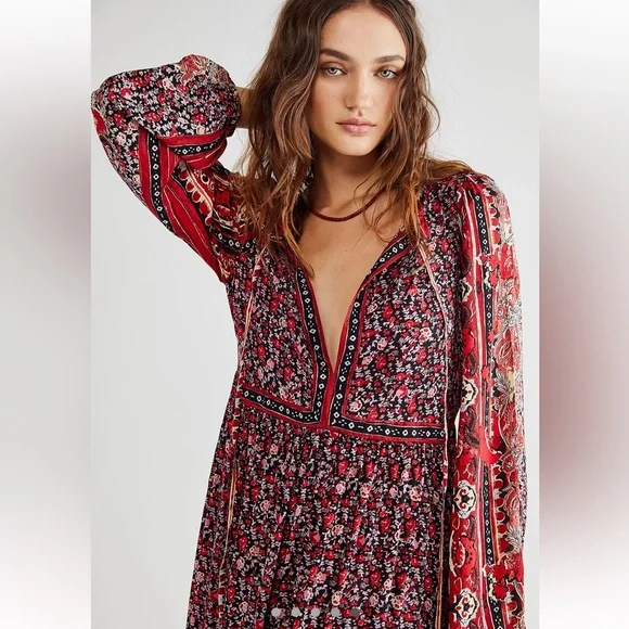 NWT - Happy Feelings Midi Dress - Picture 2 of 4